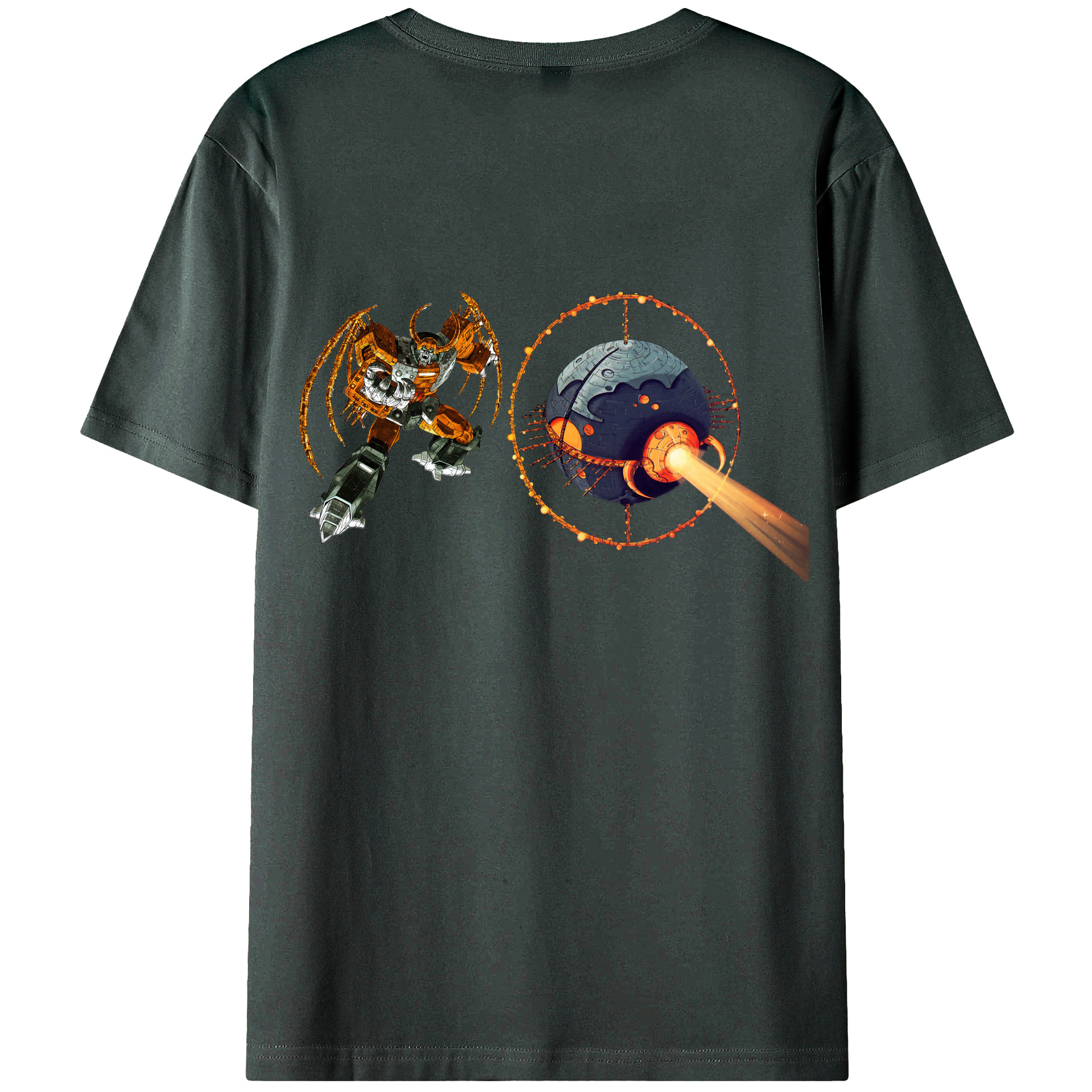 （画像用）  綿100％ メンズ半袖Tシャツ（バックプリント） 通気性